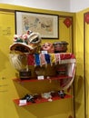 Macau Leal Senado Art Gallery Bamboo Sculpture Giant Lion Dance Clown Mask Structure Display Macao Crafts Craftsmanship Museum