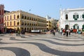 Macau : Leal Senado Square Royalty Free Stock Photo