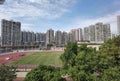 Macau Lin Fung Sports Soccer Playground Outdoor Exercise Space Running Race Track Architecture Building Macao Greyhound Racing