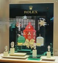 Macau Londoner Hotel Cotai Central Rolex Watch Festive Window Display Case Visual Design Christmas Decoration Luxury Lifestyle