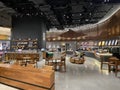 Macau Mgm Grand Cotai Strip Macao Cafe Michelin Star Restaurant Coast Starbucks Coffee Flagship Store Interior Design Ambience Royalty Free Stock Photo