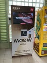 Macau Moow Coffee Dispenser Machine Fresh Brew Latte Illy Cafe AI Artificial Intelligence Butler Robot Automatic Style Lifestyle