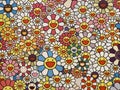 Macau Morpheus Hotel Takashi Murakami Flowers with Smiley Faces Design Icon Mural Illustration Kaikai Kiki Gallery installation