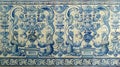 Macau mosaic tile azulejos de Portugal Macao Delft Blue White Green Flower Porcelain China Wall Mural Landmark Cultural Heritage