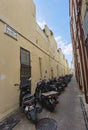 Macau Narrow Streets Alley PÃÂ¡tio da Claridade Antique Metal Door Patio Street Signage Inner Harbor Old Town Fisherman Village