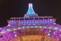 Macau parisian Eifel tower macau, nnight lighted, illuminated