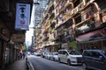 Macau, People`s Republic of China - October 20, 2012: Street view of Macao city