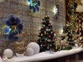 Macau Ponte 16 Sofitel Hotel Christmas Decor Interior Design Festive Celebration X`mas Tree Ornaments Indoor Lighting Ambience Royalty Free Stock Photo