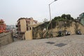 Wall, town, neighbourhood, road, vehicle, sand, village, recreation, sky