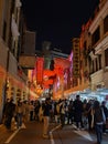 Macau Strolling on Almeida Ribeiro Pedestrian Area Pilot Project Night Photography Street Bazaar Outdoor Landmark Senado Square