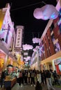 Macau Strolling on Almeida Ribeiro Pedestrian Area Pilot Project Night Photography Street Bazaar Outdoor Landmark Senado Square