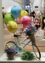 Macau Studio City Casino Hotel Retail Window Display Children Fashion Bicycle Balloon Interior Design