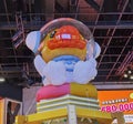 Macau Studio City Hotel Waterpark B. Duck Figure Cartoon Props Yellow Duckling Icon Entertainment Mascot Interior Design