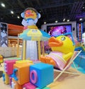 Macau Studio City Hotel Waterpark B. Duck Figure Cartoon Props Yellow Duckling Icon Entertainment Mascot Interior Design