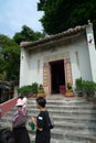 Macau Taipa Kun Yam Rock Temple Buddhist Goddess Coast Cultural Heritage Blessings Macao Temples Altar Macao Religion Architecture Royalty Free Stock Photo