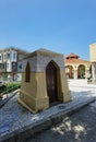 Macau Taipa  Old Village Rotunda Sculpture Tin Hau Temple Tax Location Inscription Moorish Guard Station Cultural Heritage Gate Royalty Free Stock Photo