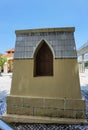 Macau Taipa  Old Village Rotunda Sculpture Tin Hau Temple Tax Location Inscription Moorish Guard Station Cultural Heritage Gate Royalty Free Stock Photo