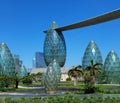 Macau Taipa Roundabout Junction Macao Sai Van Bridge Futuristic Glass Architecture Ocean Garden Modern Sculpture Arts Outdoor