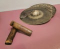 Macau Tap Seac Gallery Shaanxi Intangible Heritage Chinese Musical Instrument Han Bangzi Clappers Brass Copper Cymbals Bells