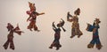 Macau Tap Seac Gallery Shadow Play Puppets Shaanxi Puppetry Sichuan Arts Intangible Heritage Folk Art Craftsmanship Exhibition Royalty Free Stock Photo