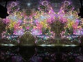 Macau Teamlab Supernature Flower Blossom Theatre Stage Lighting Colorful Digital Arts Entertainment 3D Projection Mapping