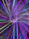 Macau Teamlab Theatre Stage Lighting Colorful Laser Show 3D Mapping Entertainment Projection Light Rays Patterns Geometry
