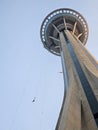 Macau Tower from a bottom view Royalty Free Stock Photo