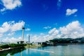 Macau Tower Convention and Sai Van bridge Royalty Free Stock Photo