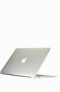 Macbook Air is isolated in white