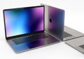 MacBook Pro laptop computers, composition Royalty Free Stock Photo