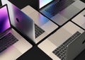 MacBook Pro laptop computers, composition Royalty Free Stock Photo