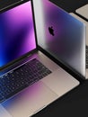 MacBook Pro laptop computers, composition Royalty Free Stock Photo