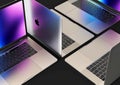 MacBook Pro laptop computers, composition Royalty Free Stock Photo