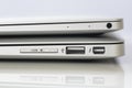 MacBook 12'' silver 1st gen VS MacBook air 13'' - side view