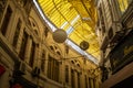 Macca-Villecross Passage. Glass covered streets in Bucharest, Romania.