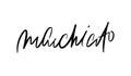 Macchiato lettering. Vector illustration of handwritten lettering. Vector elements for coffee shop, market, cafe design, restauran Royalty Free Stock Photo