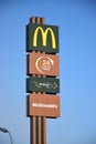 MacDonalds Logo in Astana Royalty Free Stock Photo