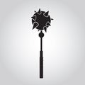 mace. Vector illustration decorative design Royalty Free Stock Photo
