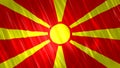 Macedonia Flag Royalty Free Stock Photo