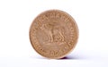 Macedonian coin Royalty Free Stock Photo