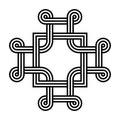 Macedonian cross symbol illustration