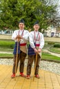 Macedonian teenagers folk dancers