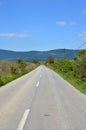 Macedonian Road in spring