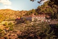 Machairas Monastery, one of the principal monasteries of the Church of Cyprus. Nicosia District. Cyprus. Royalty Free Stock Photo