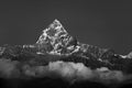 The Machapuchare in Nepal Royalty Free Stock Photo