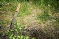 Machete outdoor nature Royalty Free Stock Photo