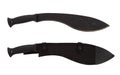 Machete with and without sheath