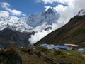 Machhapuchhre from Annapurna Base Camp Royalty Free Stock Photo