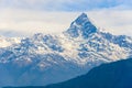 The Machhapuchhre in the Annapurna region Royalty Free Stock Photo