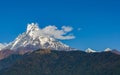 The Machhapuchhre (Fish Tail) in Nepal Royalty Free Stock Photo